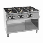 Profesionalni gasni šporet 6 gorionika - serija 700