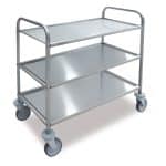 troetažna inox kolica