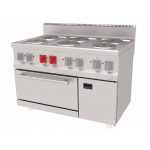 Profesionalni električni šporet sa 6 ringli