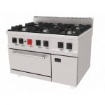 gasni šporet sa 6 gorionika i rernom