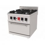 gasni šporet sa 4 gorionika i rernom