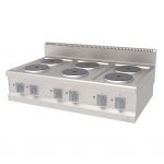 Profesionalni električni top šporet sa 6 ringli - linija 700