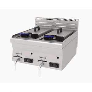 profesionalna plinska dupla friteza 600 mm
