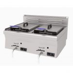 Profesionalna plinska dupla friteza širine 800 mm - serija 600: