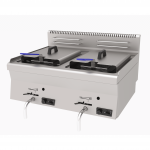 Profesionalna plinska dupla friteza širine 800 mm - serija 600: