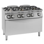 Profesionalni gasni šporet 6 gorionika velika gasna rerna - serija 900