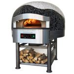 rotirajuća pizza peć na drva