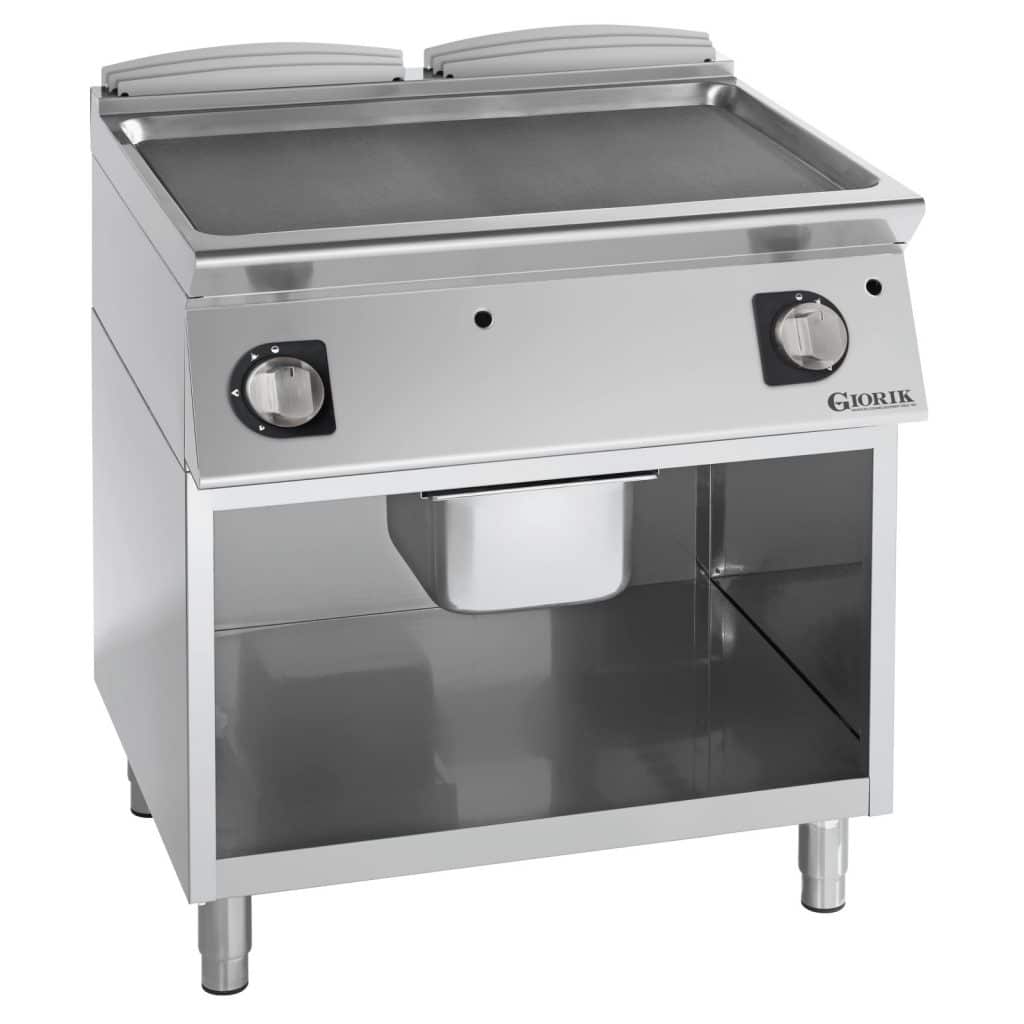 Profesionalni dupli plinski roštilj ravna čelična ploča