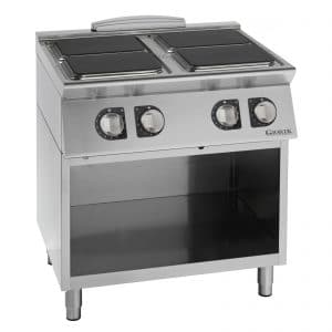 Profesionalni šporet sa 4 kvadratne ringle