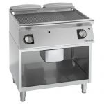 Rofesionalni dupli plinski roštilj rebrasta čelična ploča