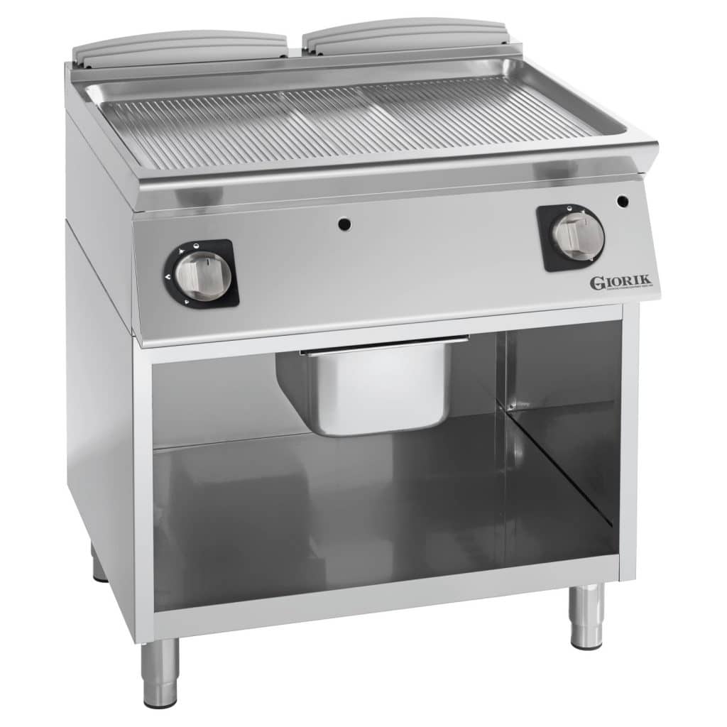 profesionalni gasni roštilj rebrasta hromirana ploča