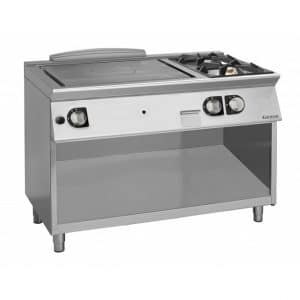 šporet 2 otvorena gorionika i ploča