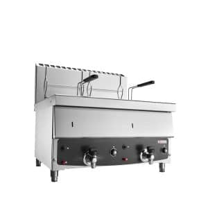 stona plinska friteza dva bazena