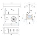 Carrettino Classico mobilna vitrina za sladoled - Slika 2