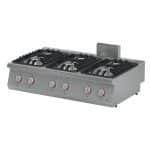 plinski profesionalni top šporet 6 gorionika