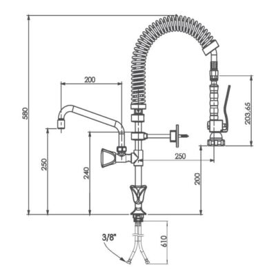 profesionalna slavina sa tušem