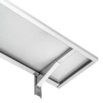 INOX dvoetažna konzolna polica 1200x400x30 mm - Slika 4