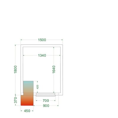 Montažna plusna rashladna komora