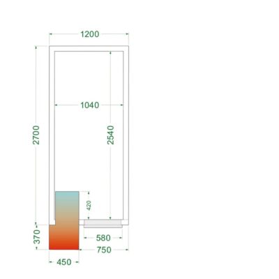 Rashladna montažna komora - plusna