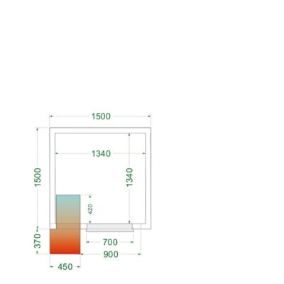 plusna komora za skladištenje namirnica