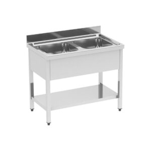 profesionalna inox sudopera sa dva bazena