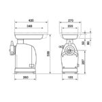 mašina profesionalna za meso