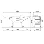 mašina podna za pohovano meso