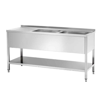 profesionalna dvodelna inox sudopera