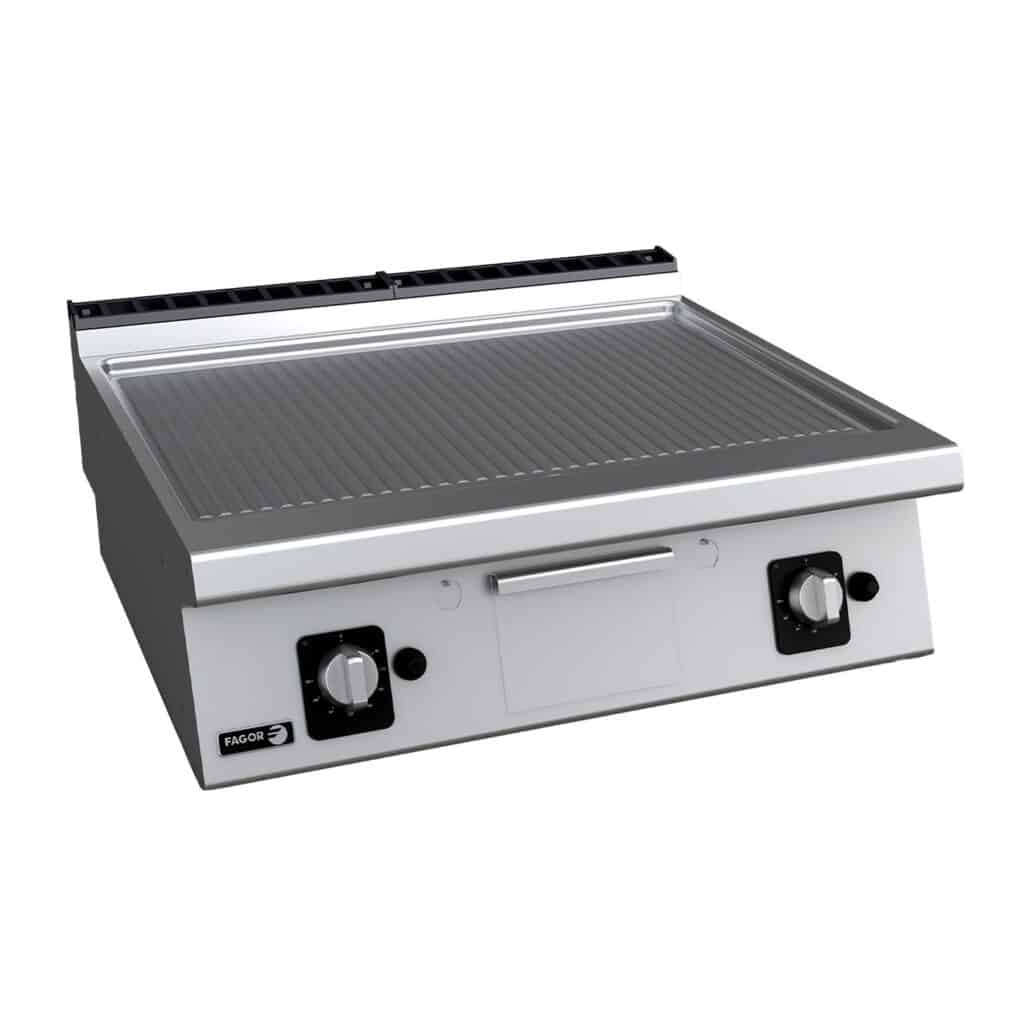 profesionalni gasni roštilj rebrasti hromirani