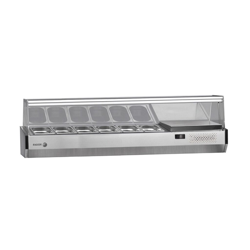 nadgradna salatara 6 posuda GN