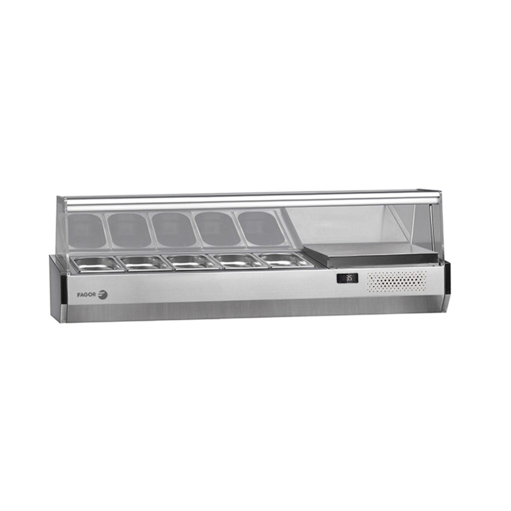 nadgradna salatara 5 posuda GN