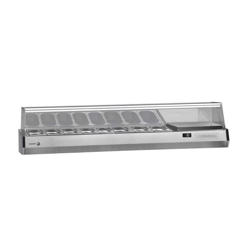 nadgradna salatara 8 posuda GN