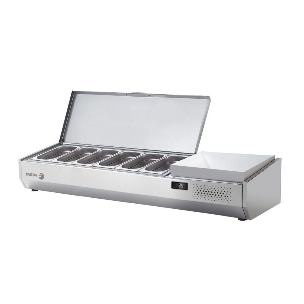 nadgradna salatara 6 posuda GN