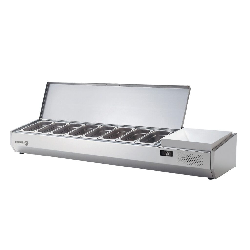 nadgradna salatara 8 posuda GN