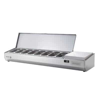 nadgradna salatara 8 posuda GN