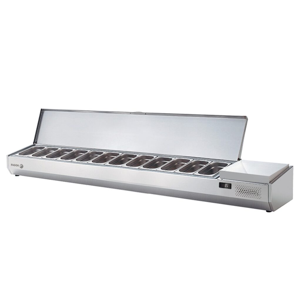 nadgradna salatara 12 posuda GN