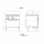 gas solid top