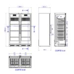 kabinet za bela i crvena vina