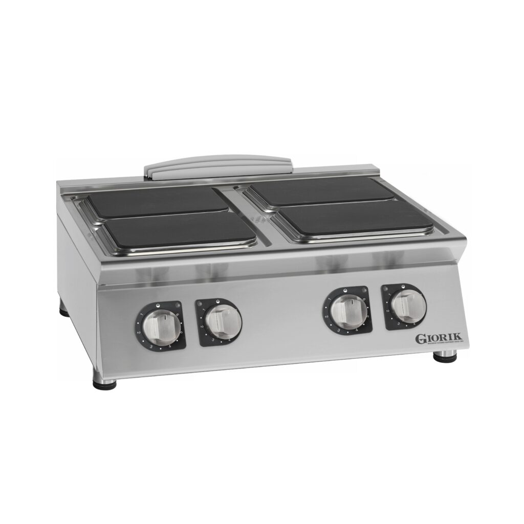 Profesionalni električni šporet 4 kvadratne ringle