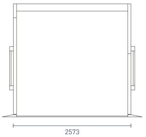 pass through door